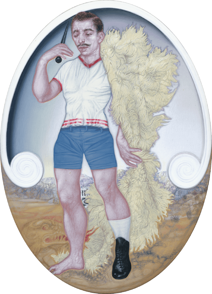 Boston Corbett, 2013-2015, ακρυλικό σε καμβά, 22x16 εκ.