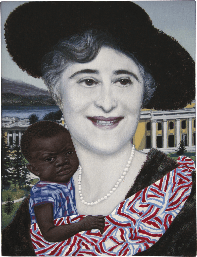 Elena, 2013, ακρυλικό σε χαρτόνι, 12,5x9,5 εκ.