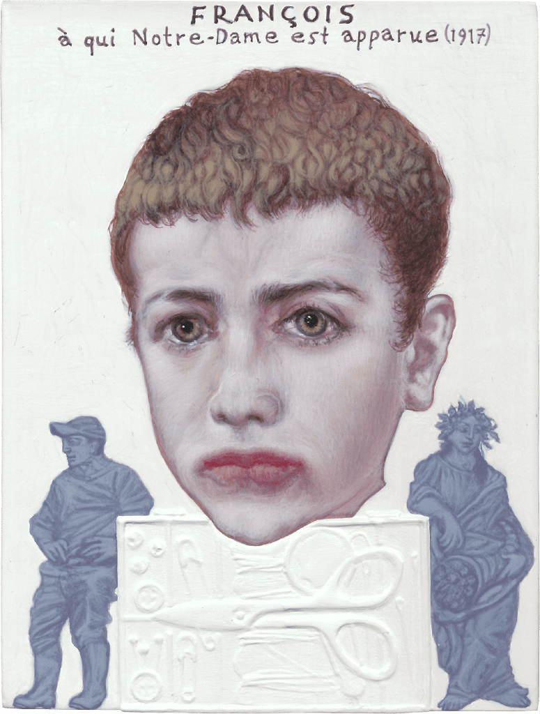 Francois, 2013, ακρυλικό σε χαρτόνι, 12,5x9,5 εκ.