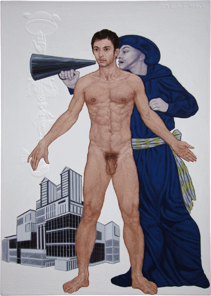 Mercury, 2013, ακρυλικό σε ξύλο, 21x15 εκ.