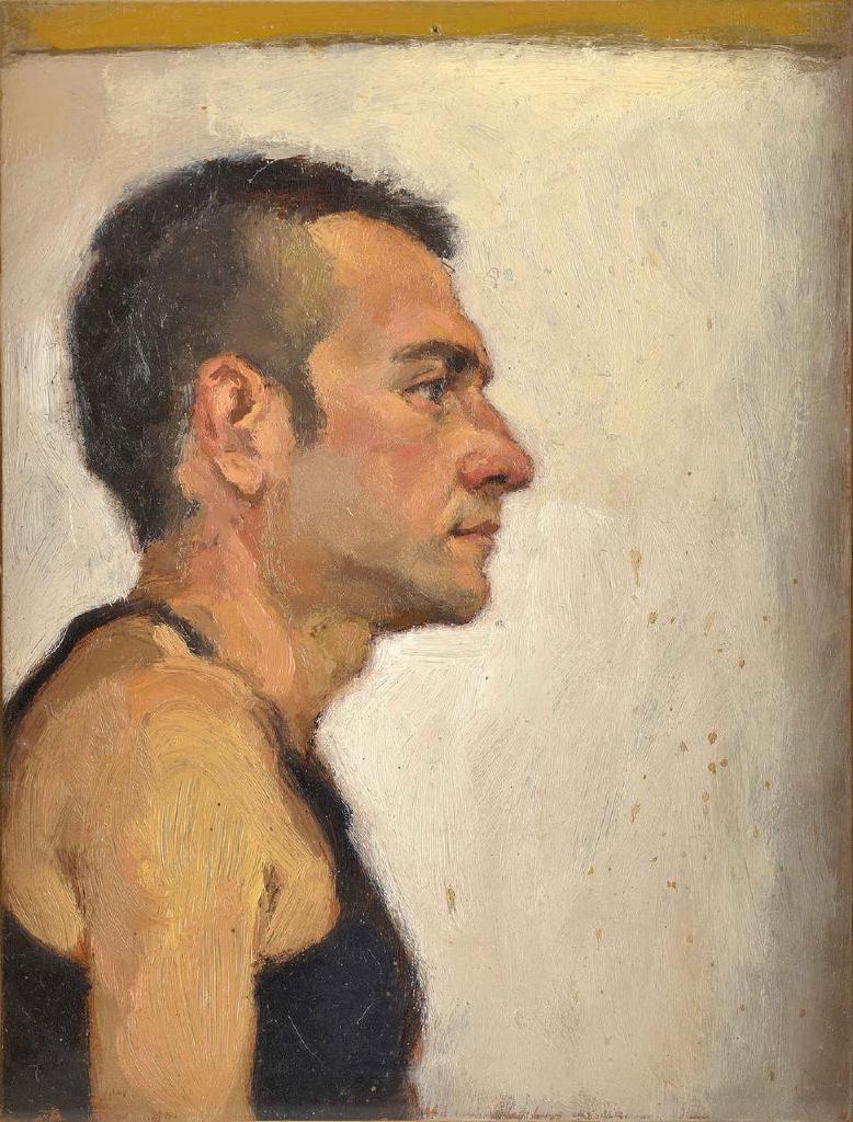 Νέος, 1996, ακρυλικό σε χαρτόνι, 18x13,5 εκ.