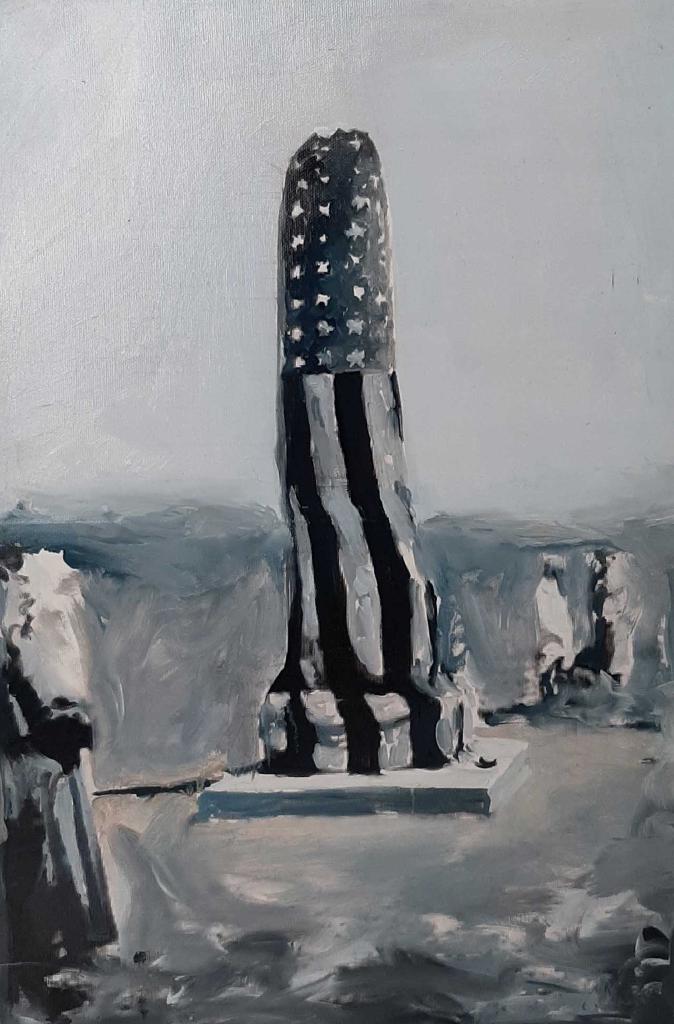 Unveiling, 2014, λάδι σε καμβά, 53Χ37 εκ.