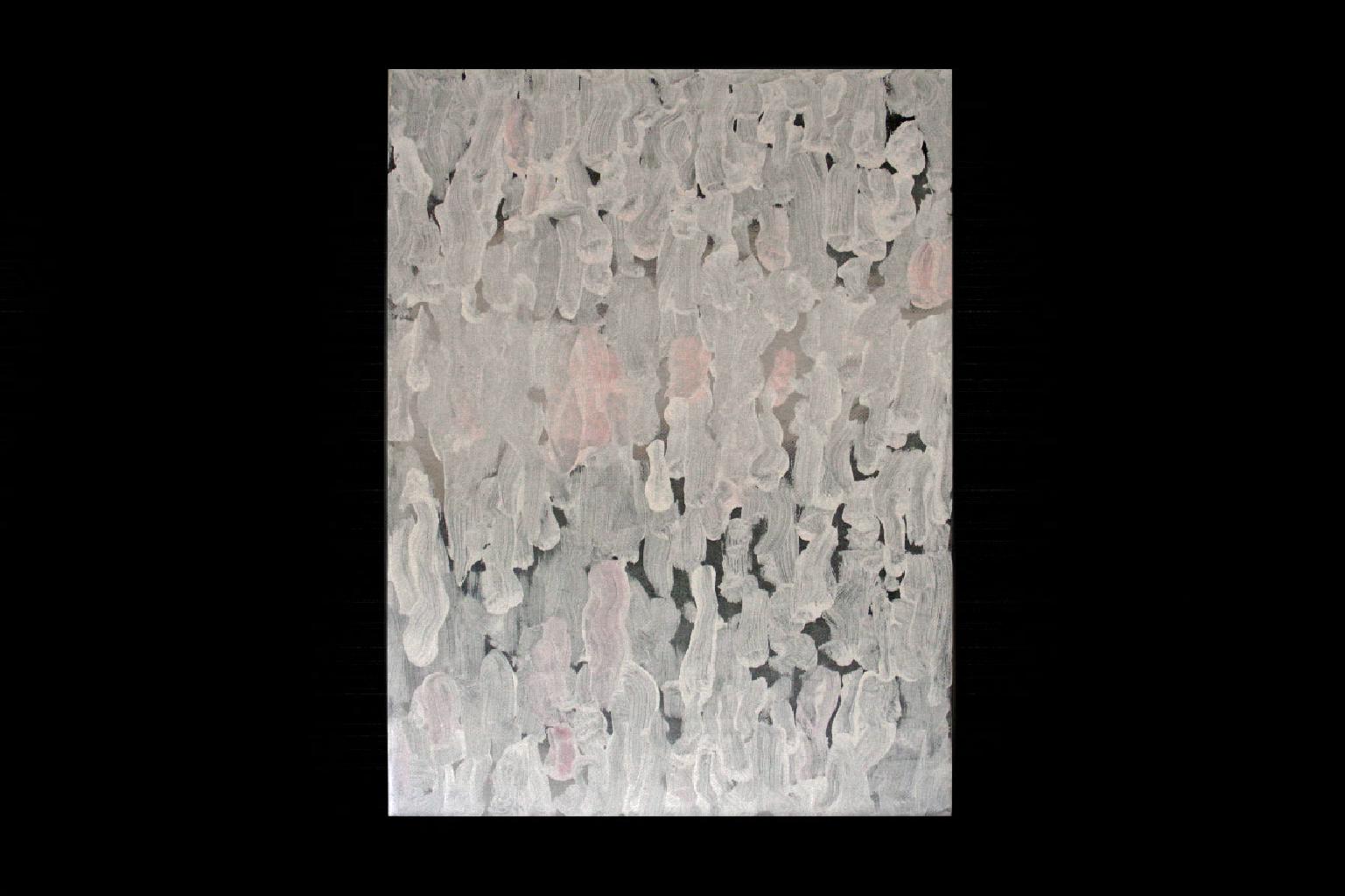 Χωρίς τίτλο, 2020, τέμπερα σε εκτυπωμένο μουσαμά, 62x46 εκ.