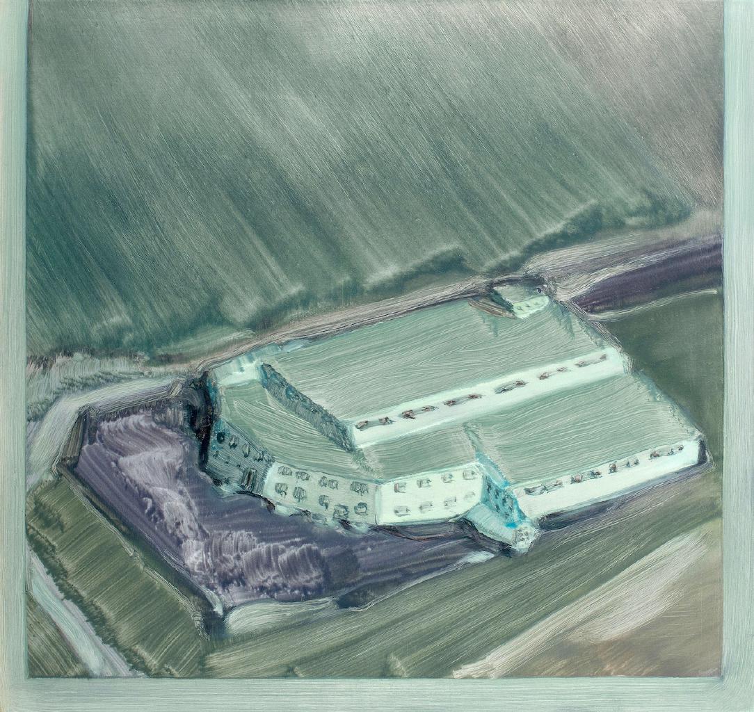 Porcelain factory, 2015, λάδι σε πάνελ αλουμινίου, 27Χ29 εκ.