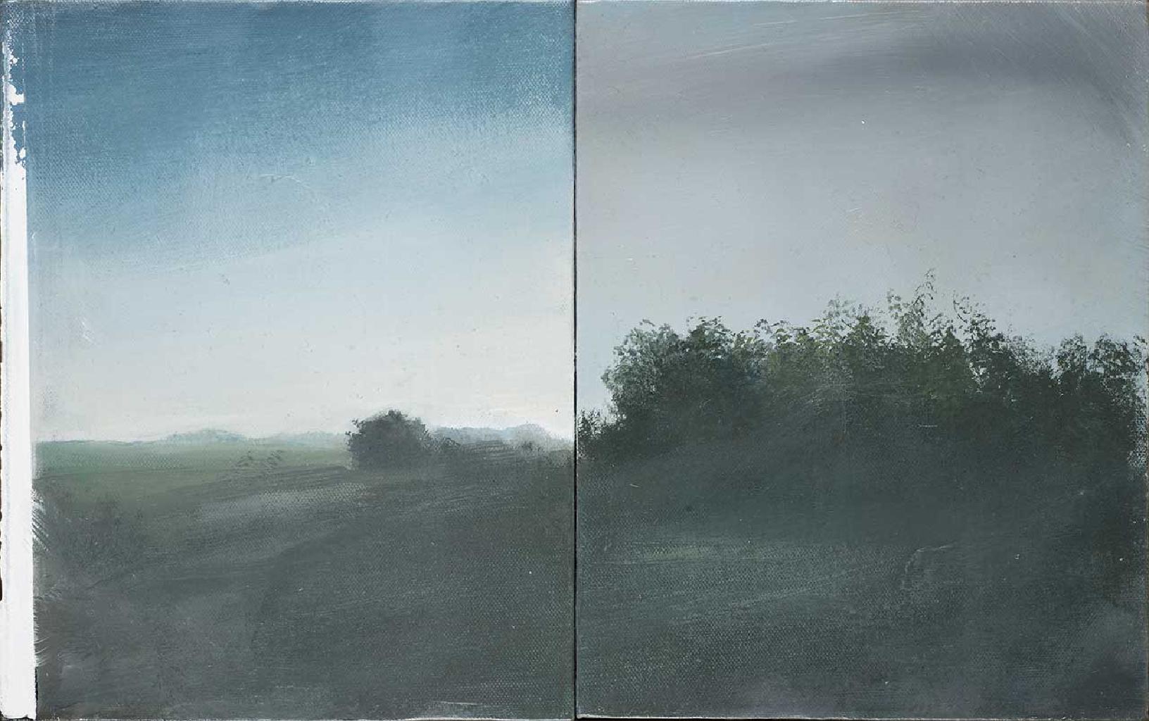 Lust, 2011, δίπτυχο, λάδι σε καμβά, 30x24 εκ. το καθένα