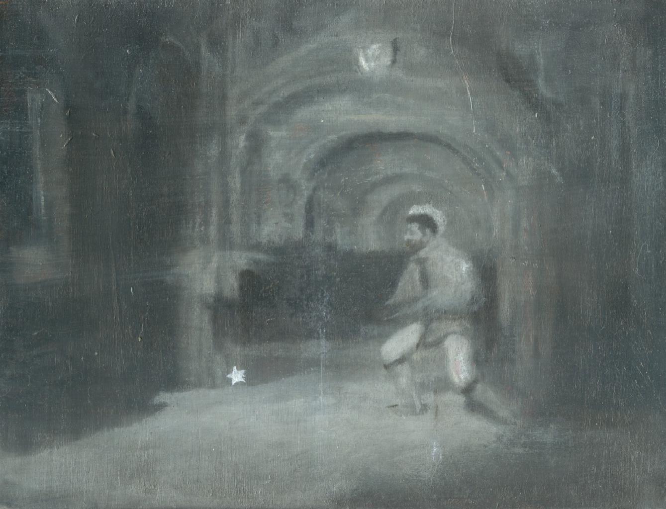 Άτιτλο, 2020, λάδι σε ξύλο, τρίπτυχο, 20Χ26 εκ. το καθένα