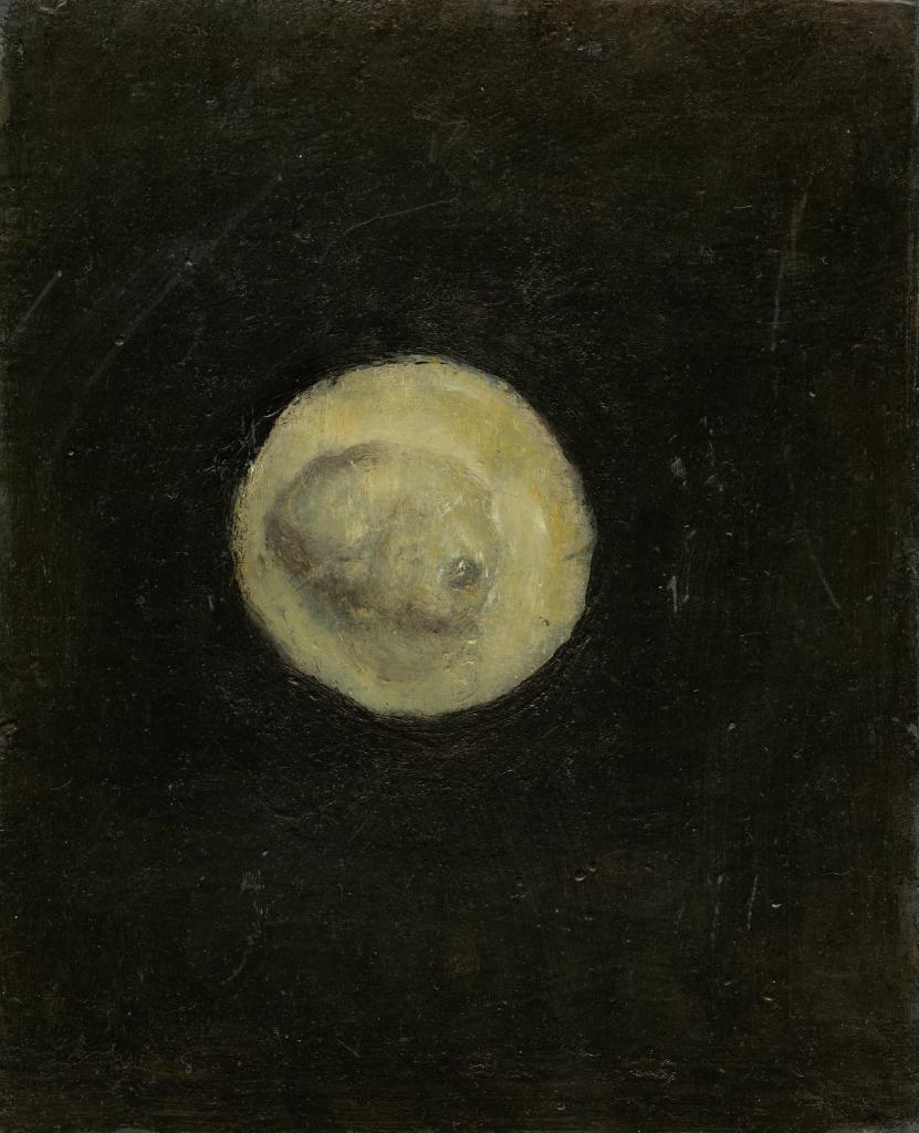 Gold Coin IV, 2022-23, λάδι σε χαρτόνι, 25Χ19,5 εκ.