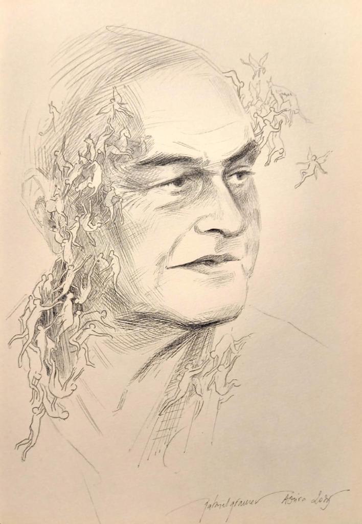 Πορτραίτο Χ.Χ., 2025, μολύβι σε χαρτί, 29x20 εκ.