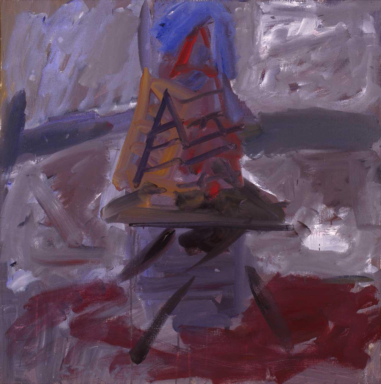 Τραπουλόχαρτα, 1988, λάδι σε καμβά, 80Χ80 εκ.