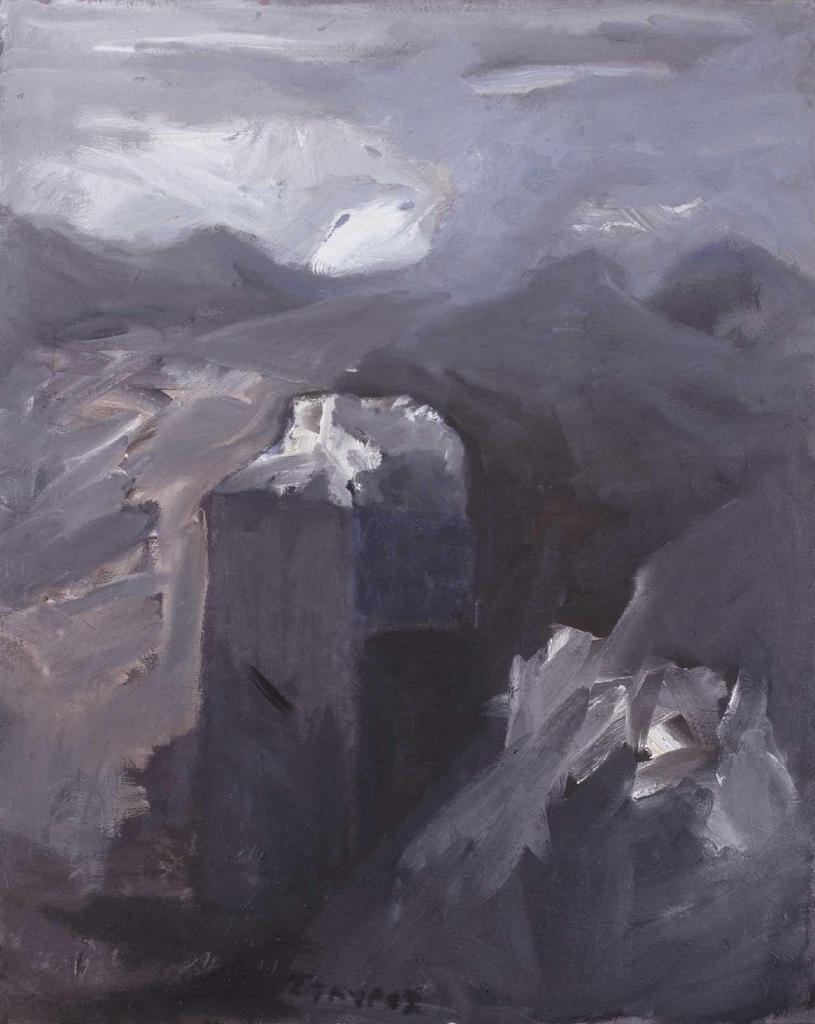 Τοπίο, 2001, λάδι σε καμβά, 100Χ80 εκ.