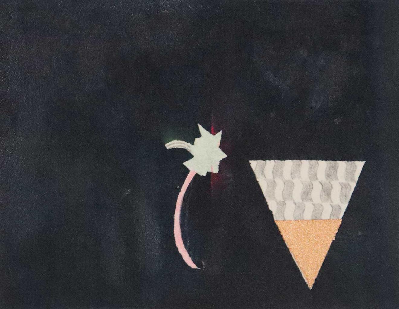 Χωρίς τίτλο, 2019, ακρυλικό και ξυλομπογιές σε καμβά, 21x25 εκ.