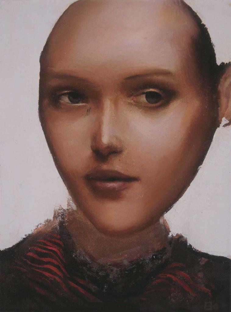 Μοντέλο, 2000, λάδι σε καμβά, 32x24 εκ.