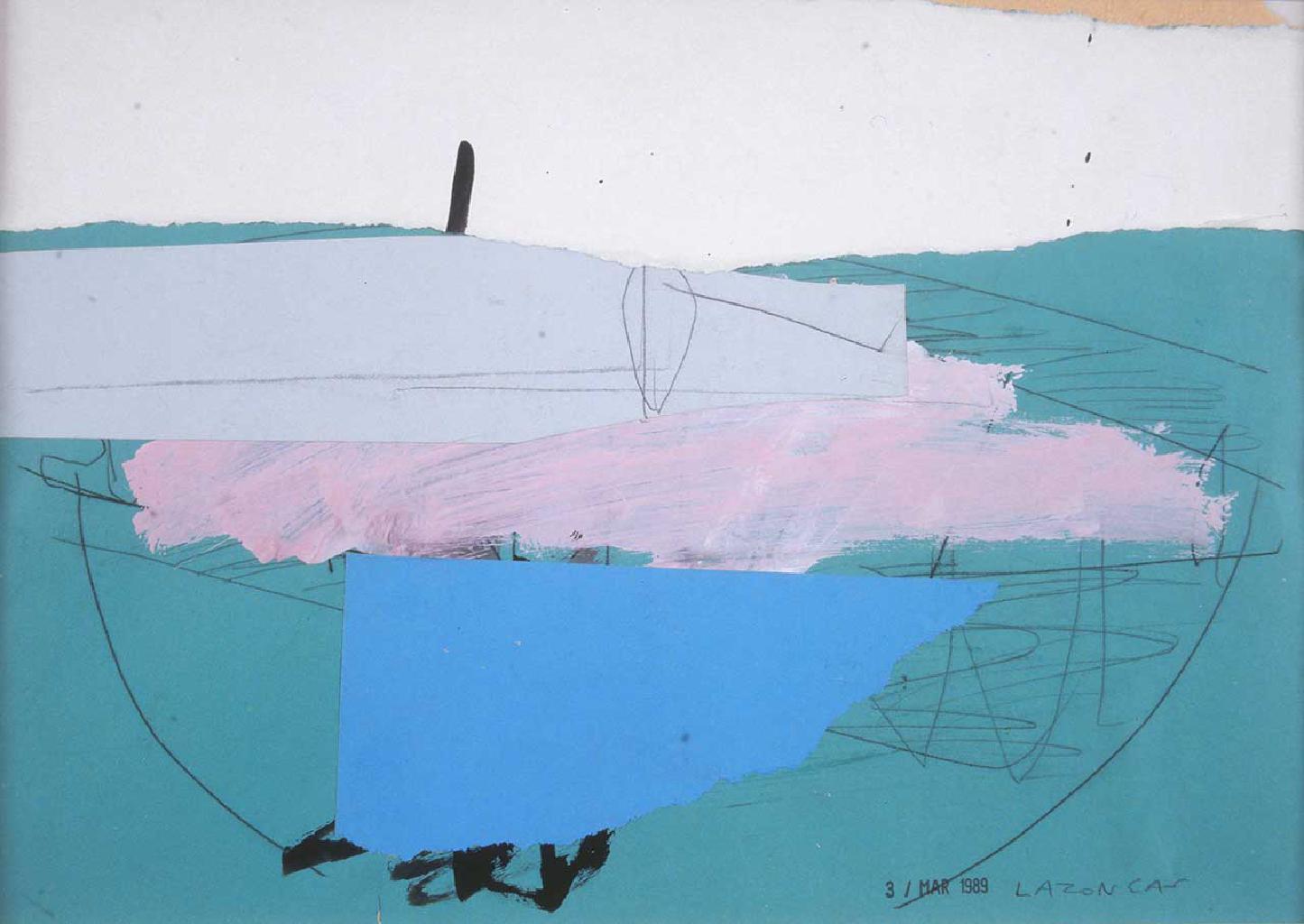 Τοπίο, 1989, μικτή τεχνική, 25x34 εκ.