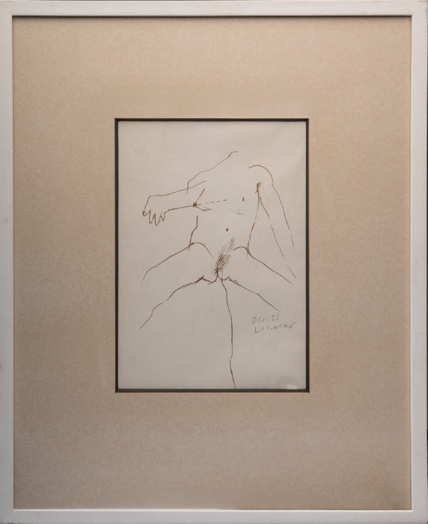 Γυμνό IΙ, 1983, σχέδιο, 30Χ21 εκ.