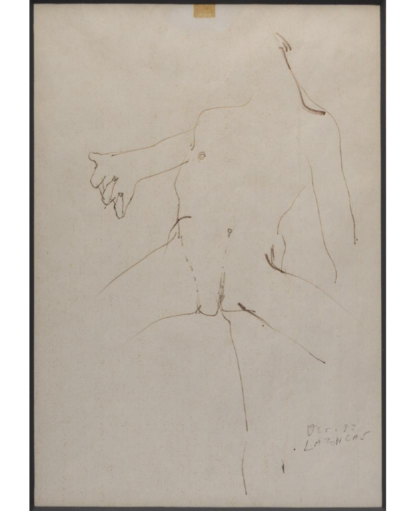 Γυμνό Ι, 1983, σχέδιο, 30Χ21 εκ.