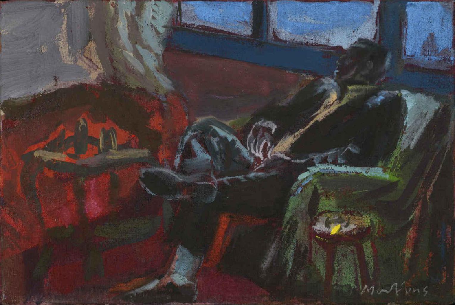 Μετά τη Δημοφώντος, 2002, λάδι σε καμβά, 20x30 εκ.