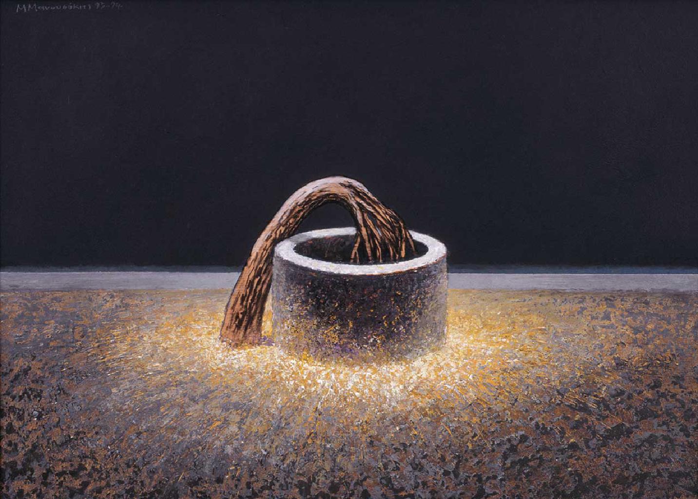 Δέντρο, 1993-94, ακρυλικό και κάρβουνο σε ξύλο, 50x70 εκ.