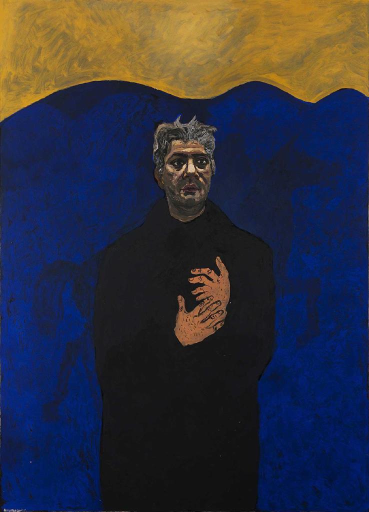 Αυτοπροσωπογραφία (40 χρόνων), 1999, λάδι σε καμβά, 165x120 εκ.