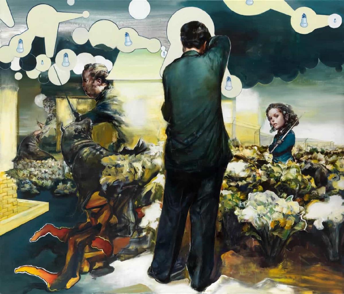 Χωρίς τίτλο, 2009, λάδι και ακρυλικό σε καμβά, 160x180 εκ.