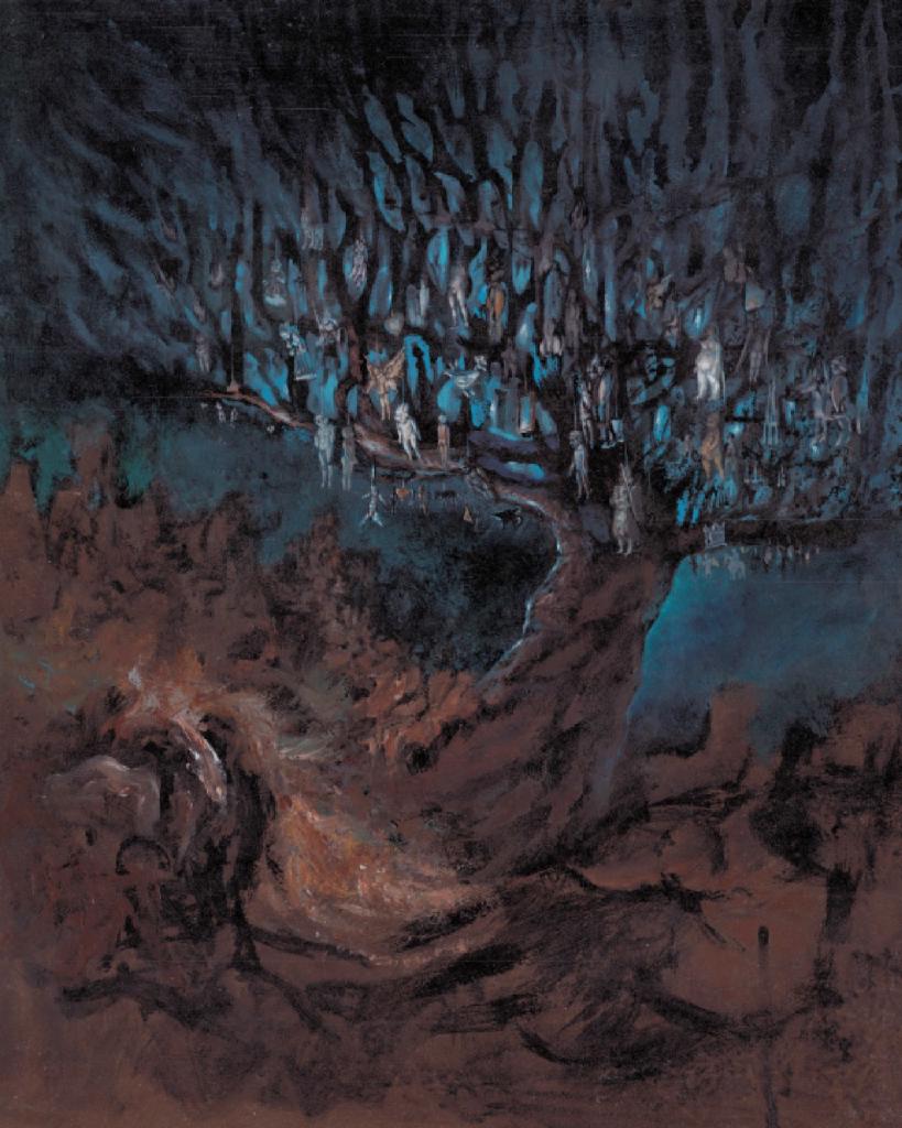 Τάματα, 1998, λάδι σε καμβά, 50x40 εκ.