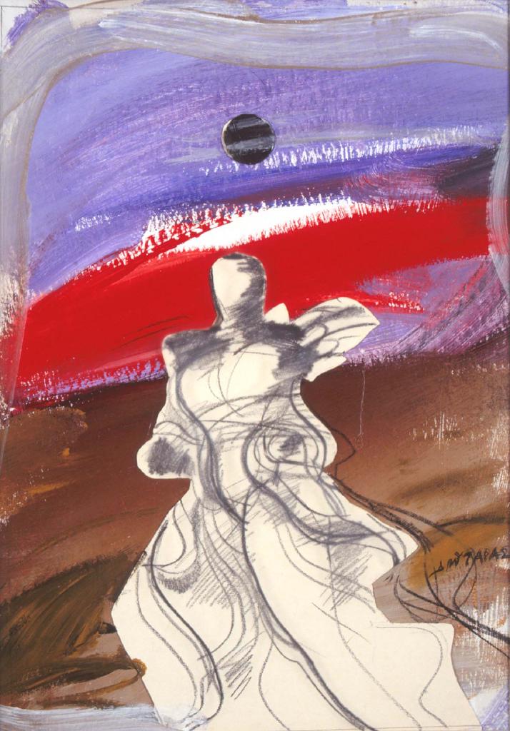 Δόξα, 1984, μικτή τεχνική, 38x27 εκ.