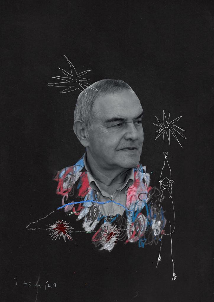 Πορτρέτο Χρίστου Χριστοφή, 2021, ψηφιακό κολάζ, Ed.1/1, 42X29,7 εκ.