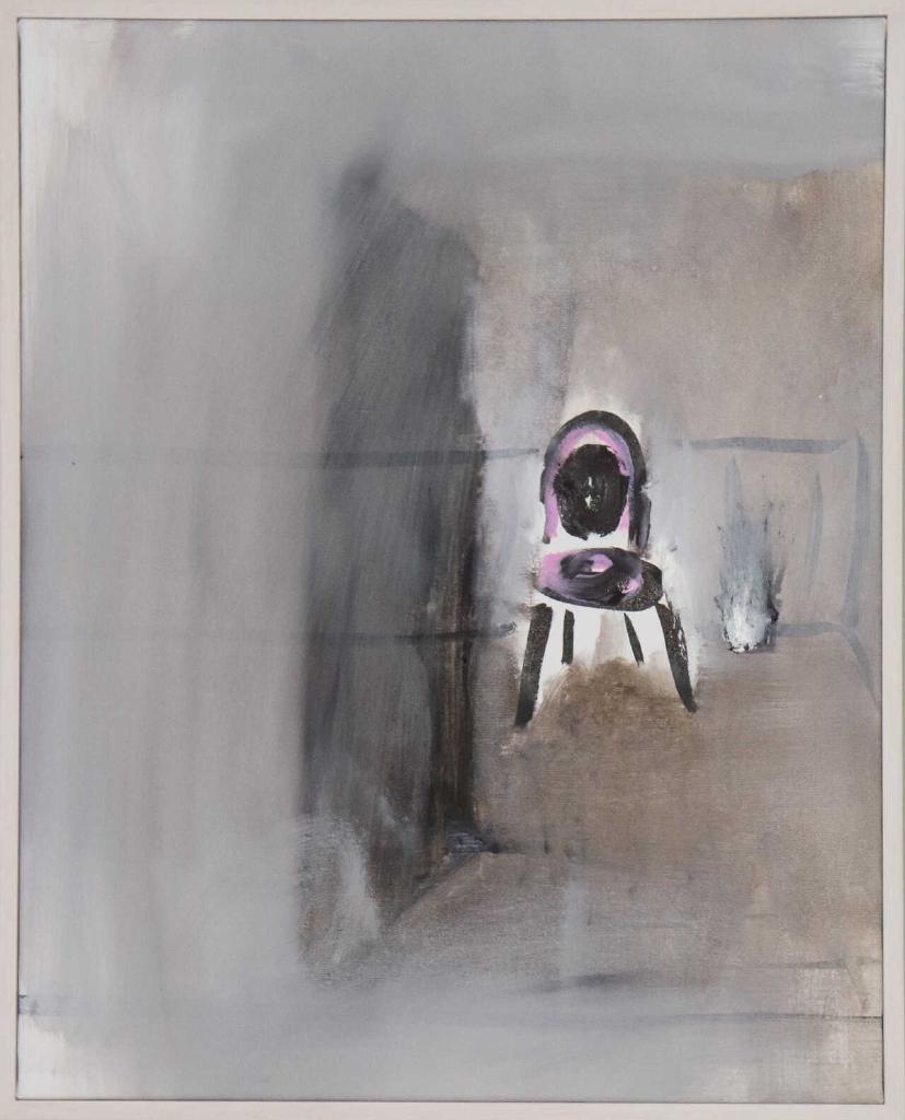 Hot chair, 2019, λάδι σε καμβά, 53x43 εκ.