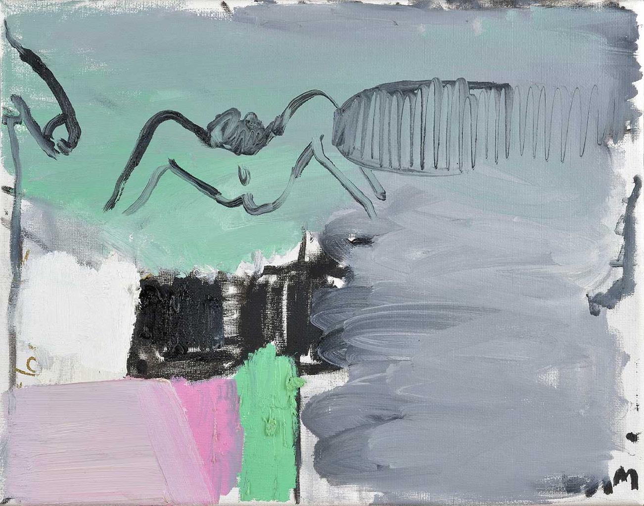 Abstract Sex, 2015, λάδι σε καμβά, 28x35,5 εκ.