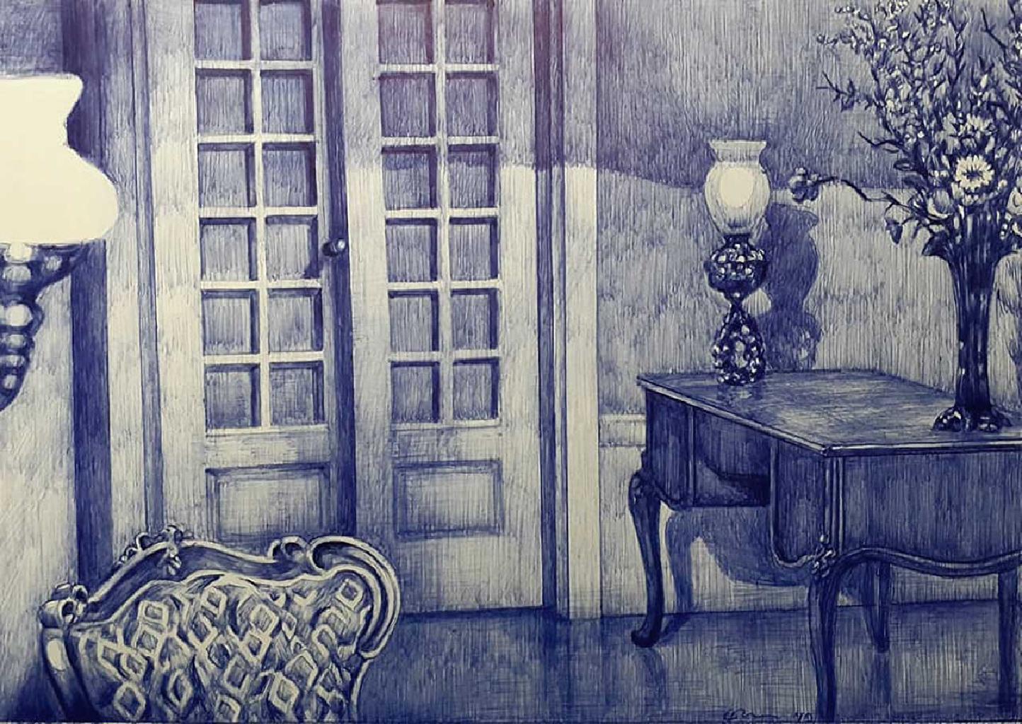 Χωρίς τίτλο, 2019, στυλό σε χαρτί, 20,5x29 εκ.