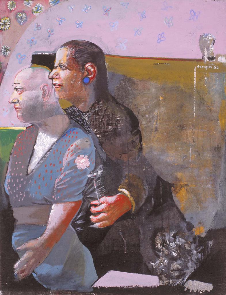 Με το ζόρι νύφη, 1986, λάδι σε καμβά, 98x75 εκ.