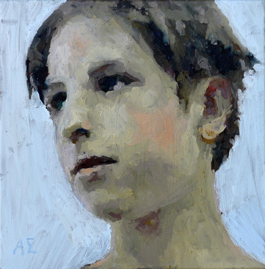 Ο Οδυσσέας, 2021, λάδι σε καμβά, 30Χ30 εκ.