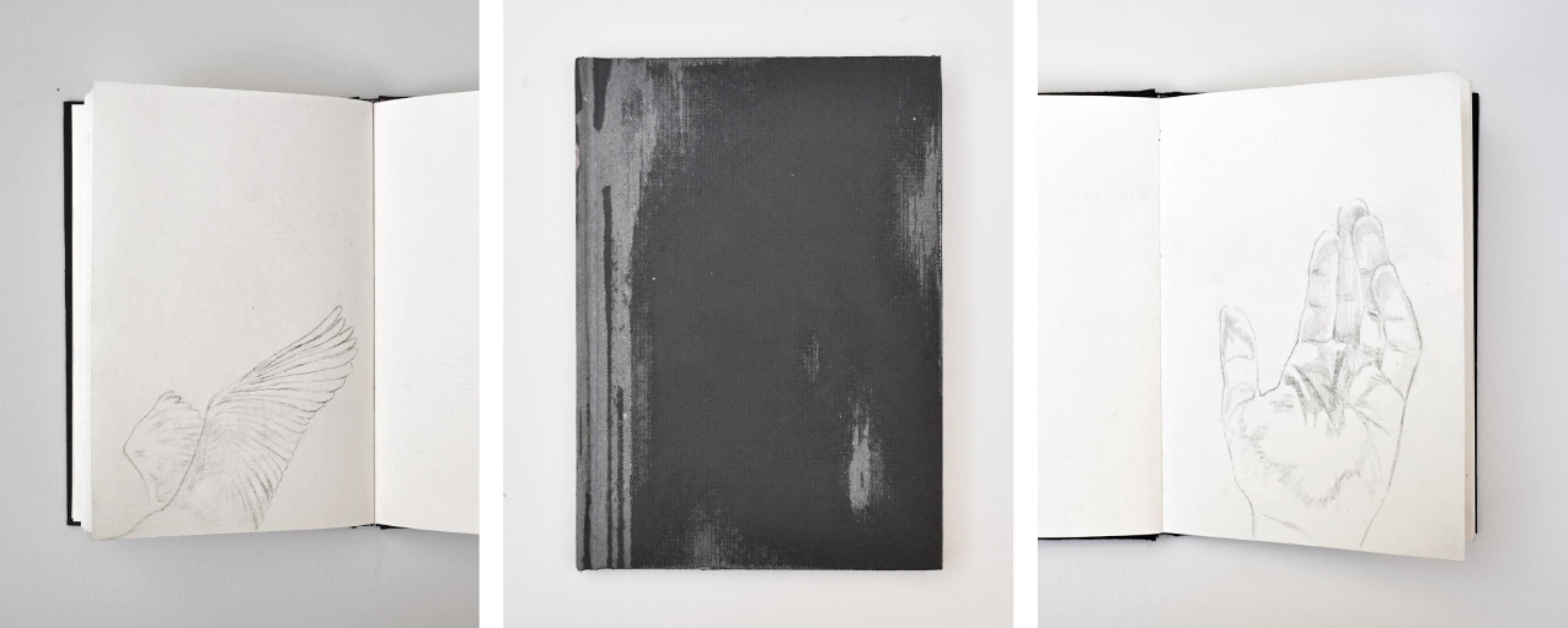 Artist Book, ΟΡΙΖΟΝΤΑΣ, 2020, σχέδια και κείμενα, 96 σελίδες, 21,5Χ15,5 εκ.