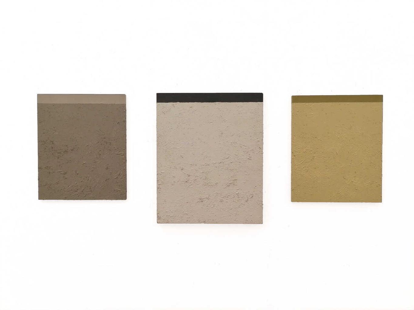 Ορίζοντες (τριλογία), 2020, λάδι σε ξύλο