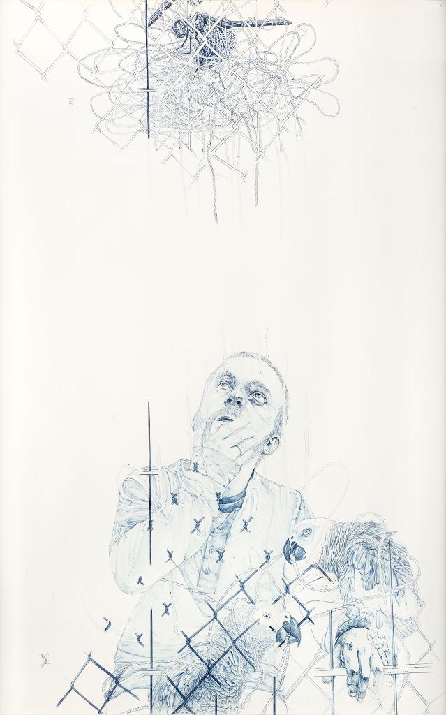 Άτιτλο, 2010, μελάνι σε χαρτί, 120x80 εκ.