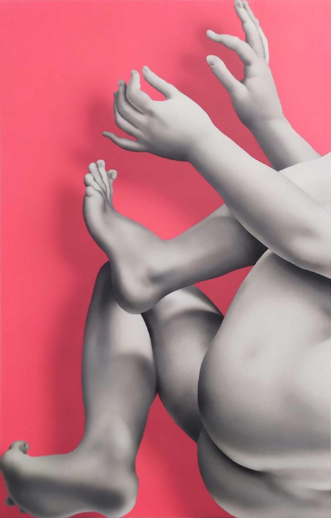 Kindness (Vices and Virtues), 2019, ακρυλικά σε ξύλο, 47x30 εκ.