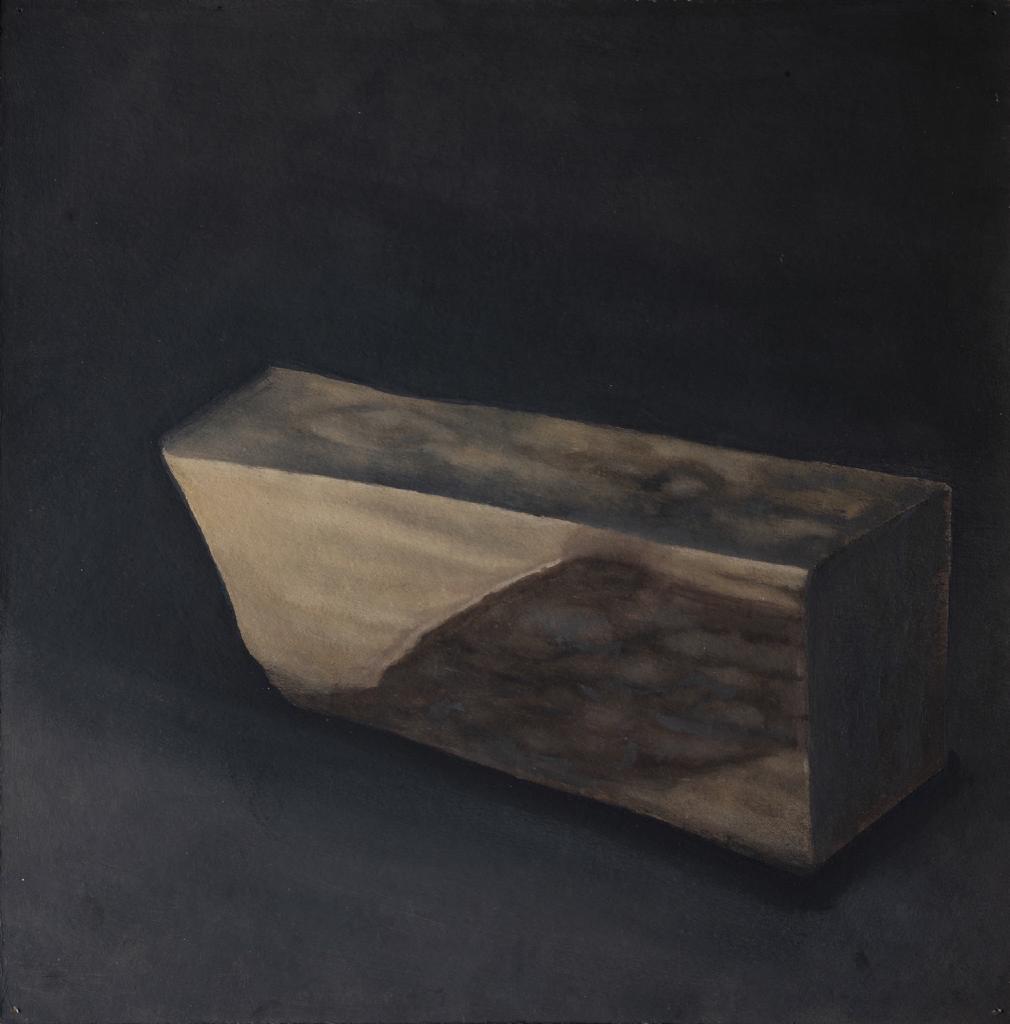 Κούτσουρο ΙΙΙ, 2021, λάδι σε χαρτί, 35Χ35 εκ.