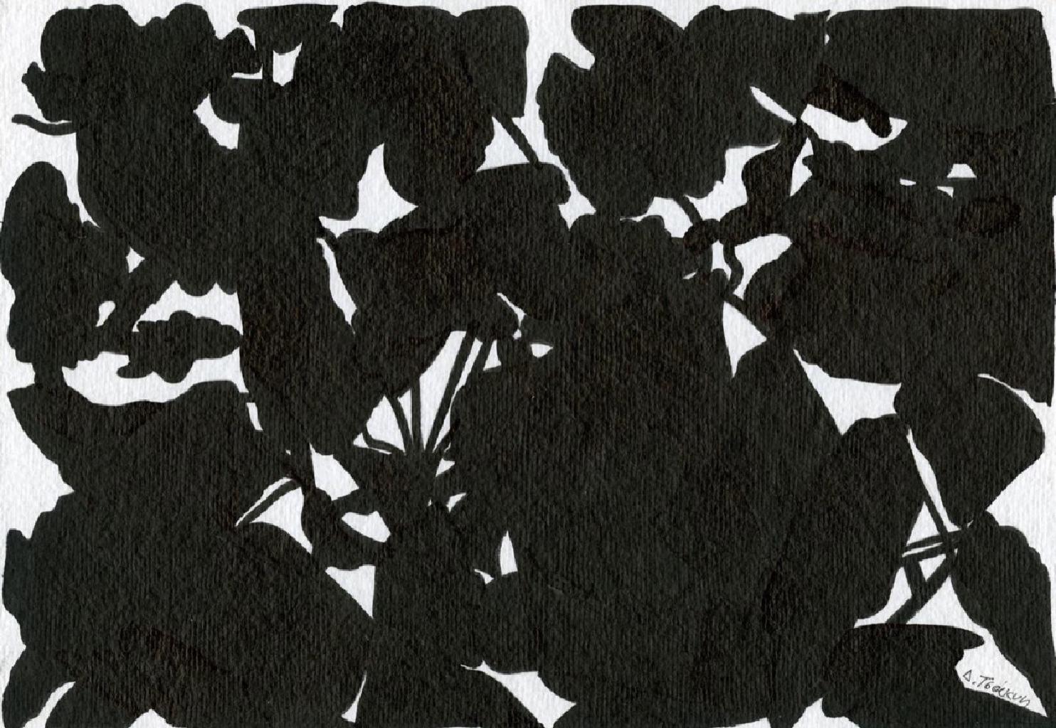 Σε άσπρο-μαύρο, 2020, ινδική μελάνη σε χαρτί, 21x30 εκ.