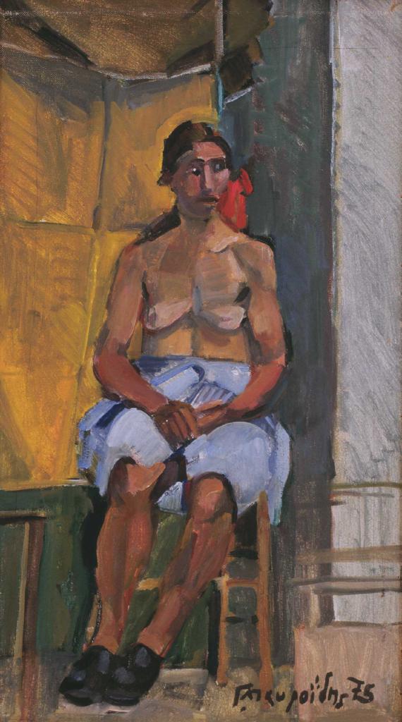 Γυμνό, 1975, λάδι σε καμβά, 55Χ32 εκ.