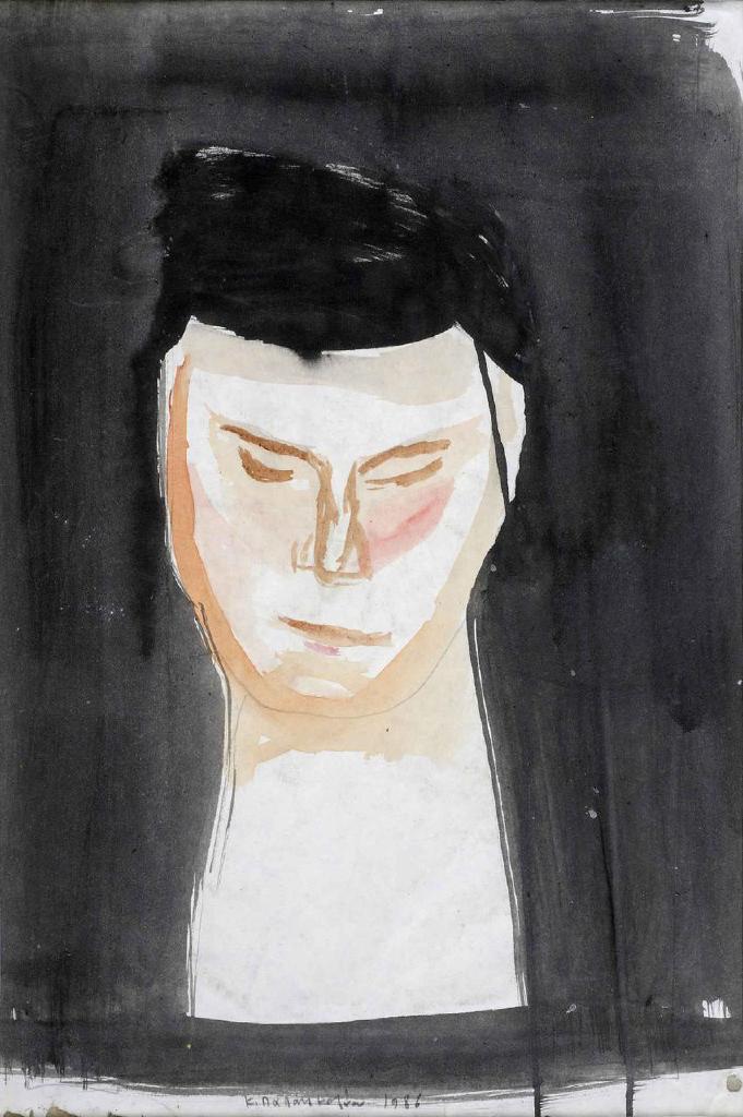 Χωρίς τίτλο, 1986, ακουαρέλα, 30Χ20 εκ.