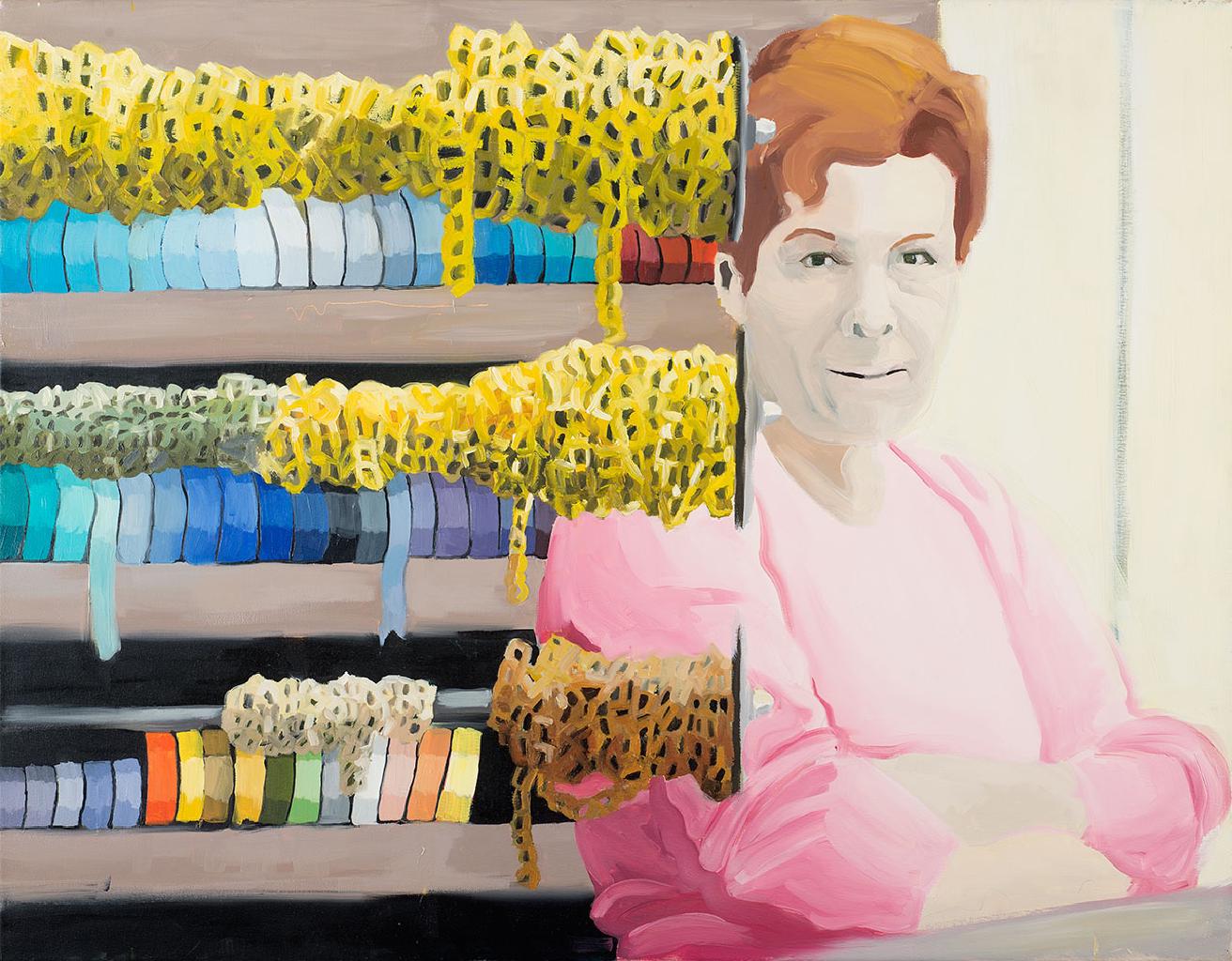 Homesickness (κυρία ροζ), 2006, ακρυλικό σε καμβά, 70x90 εκ.