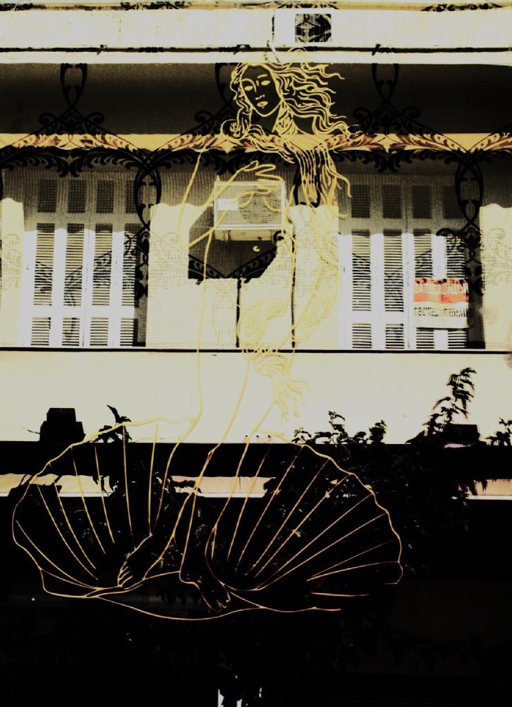 Μερικοί άνθρωποι είναι αναδυόμενοι, κατοικοεδρεύουν σε θάλασσες, σε βάθη σπηλιών γεμάτων με πολύχρωμα ορυκτά, ή ακόμη και σε τσιμεντένια σπίτια που μέσα τους, στα σαλόνια και στα δωμάτιά τους, είναι διακοσμημένα με λαβυρινθώδεις βιβλιοθήκες, με βαλσαμωμένους λύκους και χρυσούς σκαραβαίους. Και αυτοί οι άνθρωποι όταν ξεπορτίζουν φέρουν ακέραια πάνω τους και μέσα στο βλέμμα τους τον δικό τους κόσμο και τον δικό τους τρόπο να υπάρχουν. Μια αναδυόμενη Αφροδίτη στον καύσωνα των ημερών δροσίζει, ώστε λοιπόν είναι τέτοιες αντιθέσεις που κάνουν την Καλλιθέα πόλη για να γράψεις και να φωτογραφίσεις, η νοσηρή γοητεία του τσιμέντου της και η υγιής ομορφιά της μαγείας της. Στο στενόμακρο και τυπικό τυροπιτάδικο του Κώστα, το πρωί, οι κοπέλλες με τα πολύχρωμα φλοράλ φορέματα, στην Αγίων Πάντων μια παραμυθατζού ντυμένη με φορέματα καλής μάγισσας, στο καφέ Italus στην Θησέως μια χορεύτρια που μοιάζει με την Nalyssa Green.